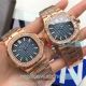 Swiss Replica Patek Philippe Nautilus 5711 Rose Gold Band Blue Dial Watches (4)_th.jpg